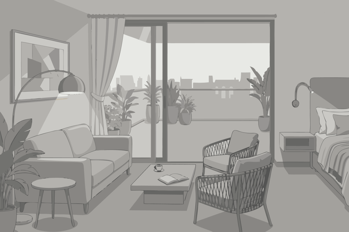 Dreibettzimmer